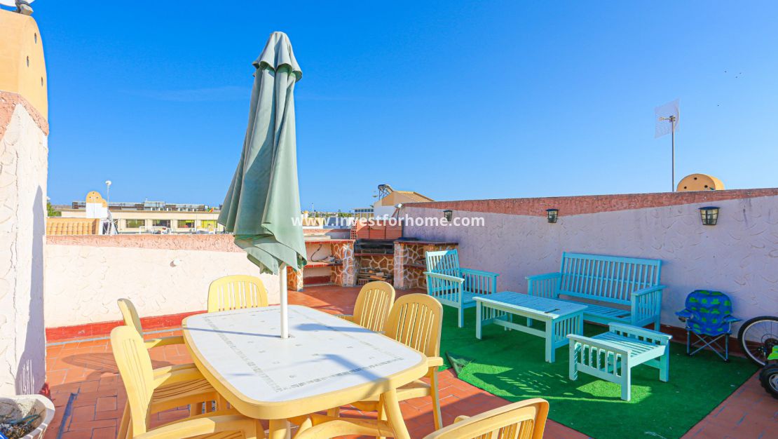Appartement te koop met solarium, El Limonar, La Torreta, Torrevieja