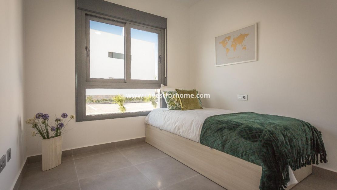 Bungalow, neuf, Pilar de la horadada, jardin, solarium, à vendre, nouveau, moderne