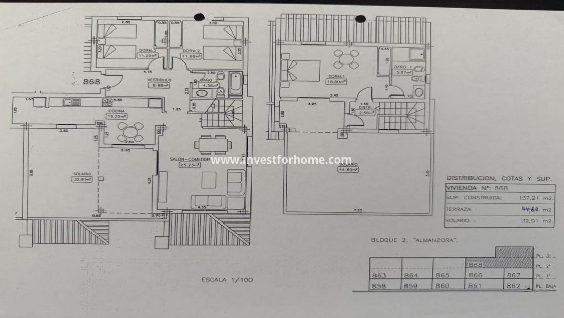 Försäljning - Lägenhet - Orihuela Costa - Inland