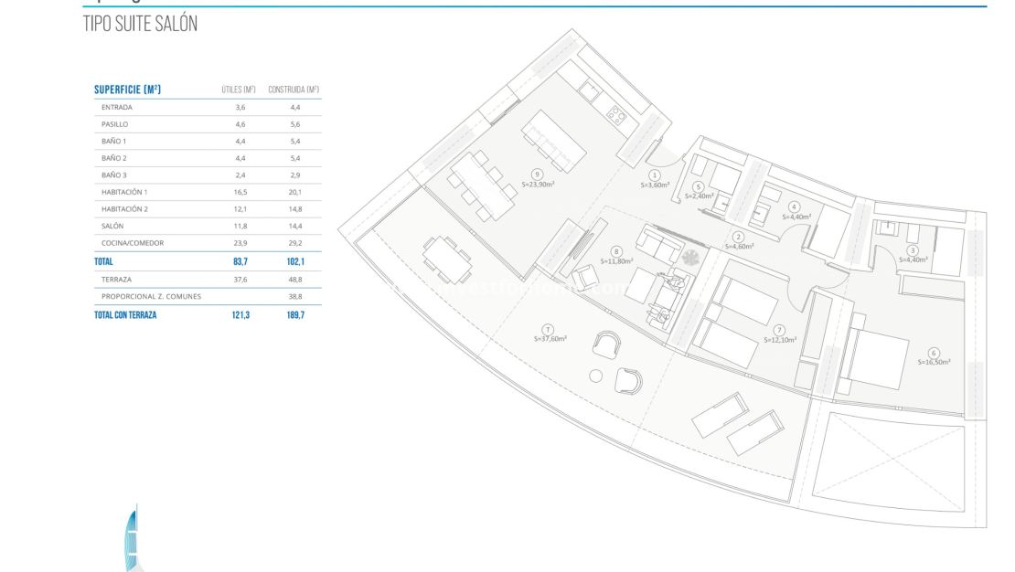 New Build - Apartment - Benidorm