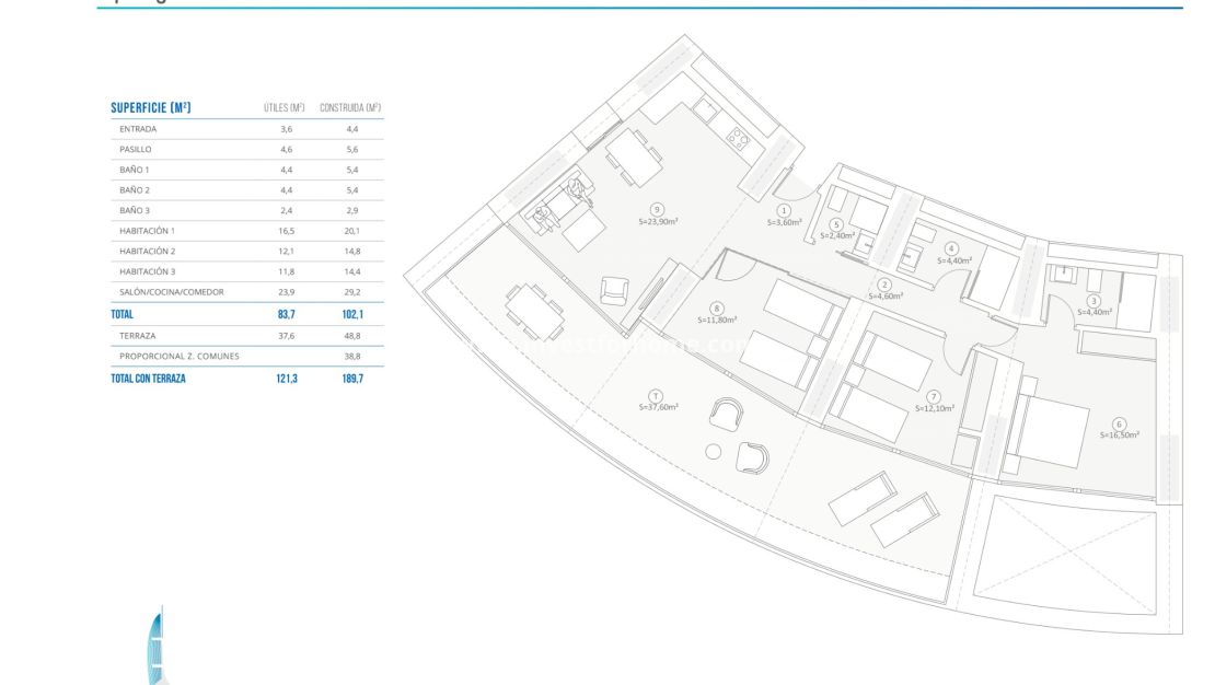 Nieuwbouw - Appartement - Benidorm