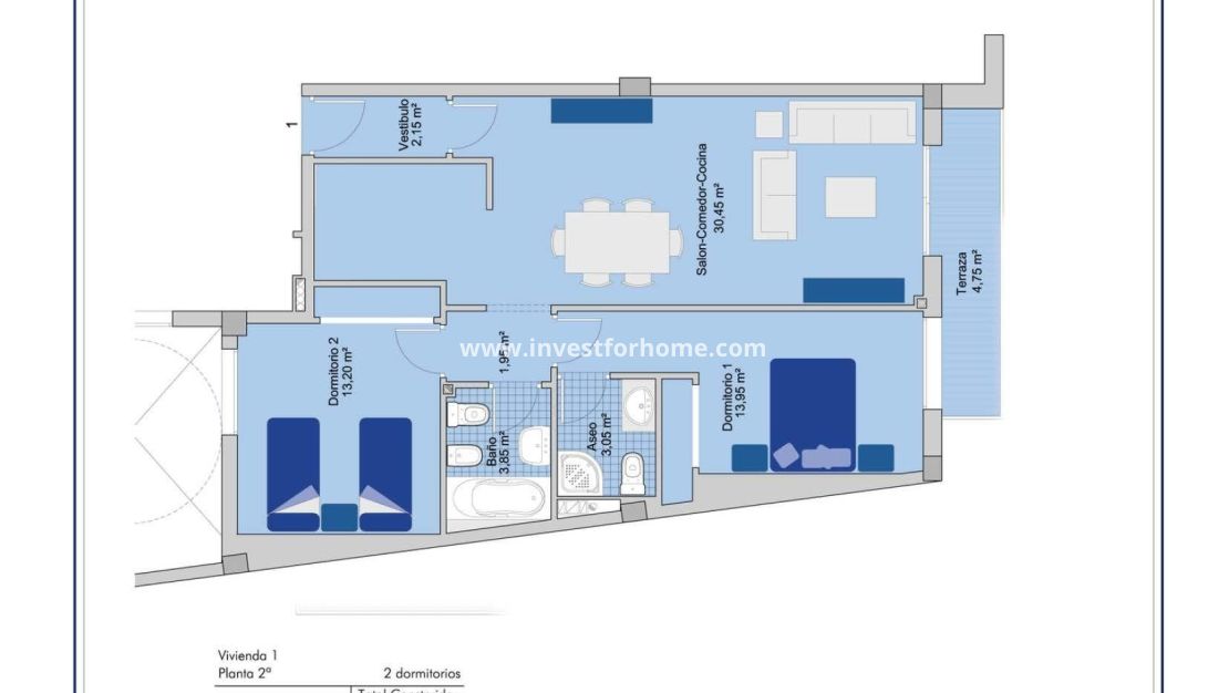 Nieuwbouw - Appartement - San Miguel de Salinas