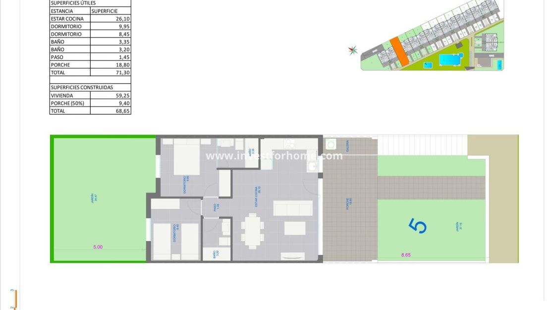 Nieuwbouw - Bungalow - Pilar de la Horadada - pueblo