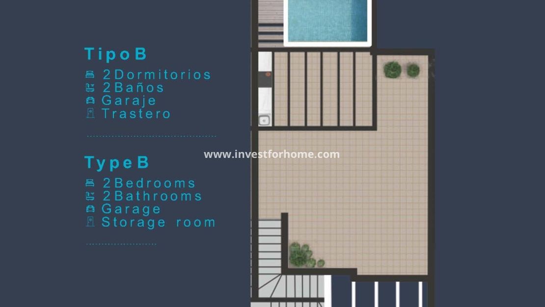 Nieuwbouw - Bungalow - San Pedro del Pinatar - Los Pinos