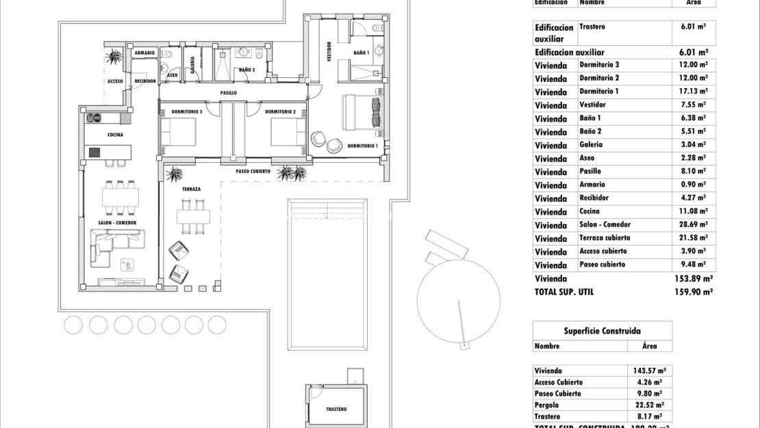 Nieuwbouw - Villa - Aspe - Poligono 19