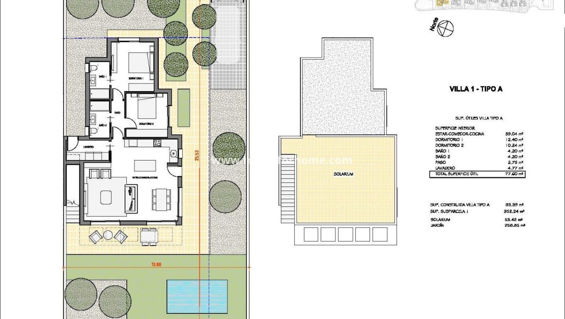 Nieuwbouw - Villa - Fuente Álamo - Hacienda Del Álamo Golf