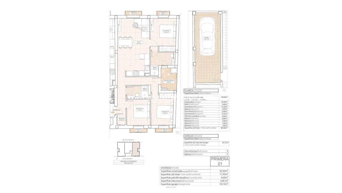 Nouvelle construction - Appartement - Hondón de las Nieves - Pueblo