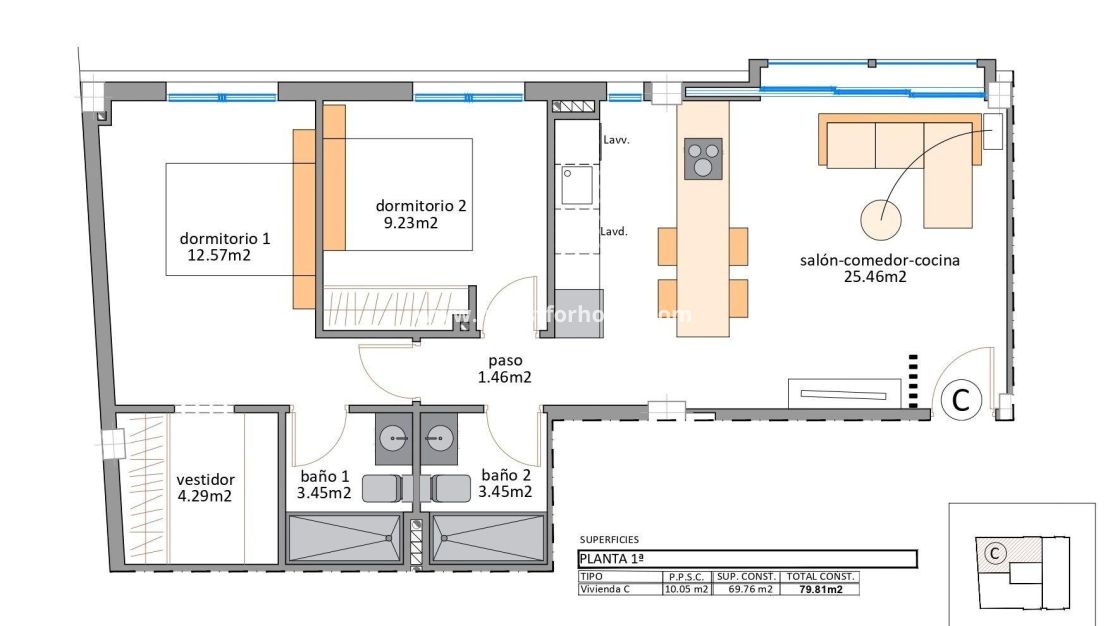 Nouvelle construction - Appartement - San Pedro del Pinatar - Lo Pagan