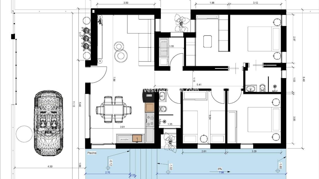 Nouvelle construction - Villa - Benijofar - Urb. Monteazul