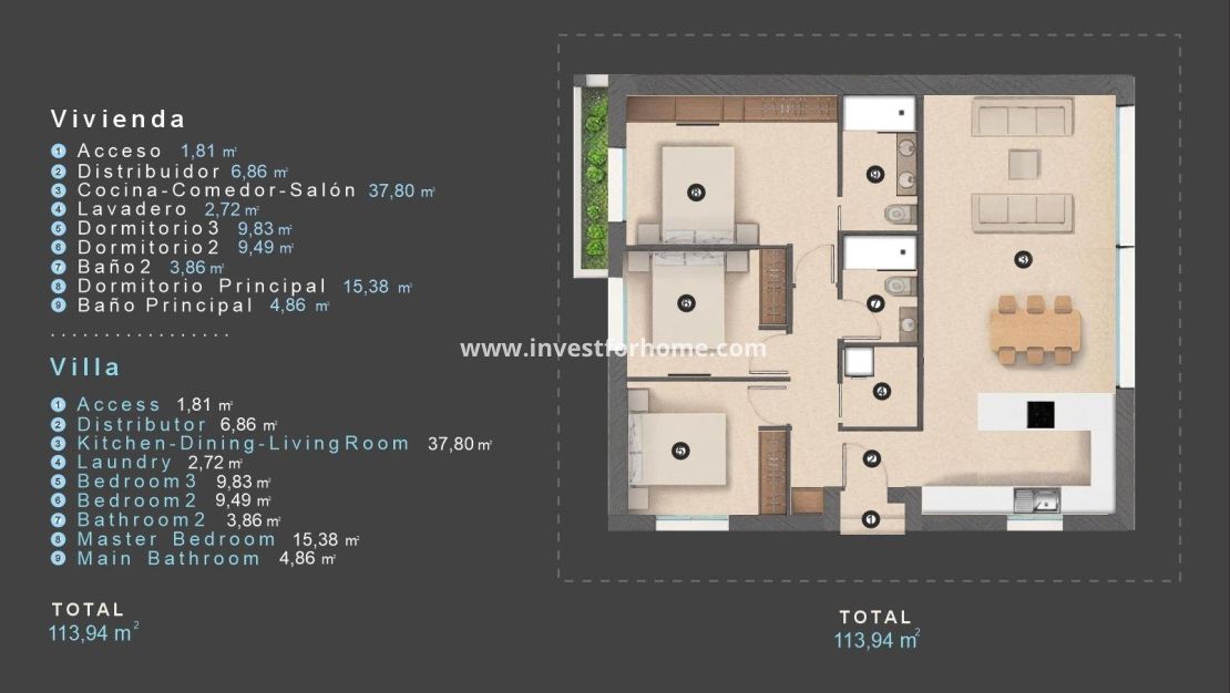 Nouvelle construction - Villa - Orihuela Costa - Las Filipinas