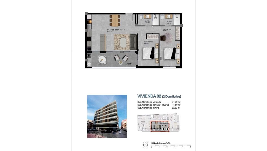 Nueva construcción - Apartamento - Santa Pola - pueblo