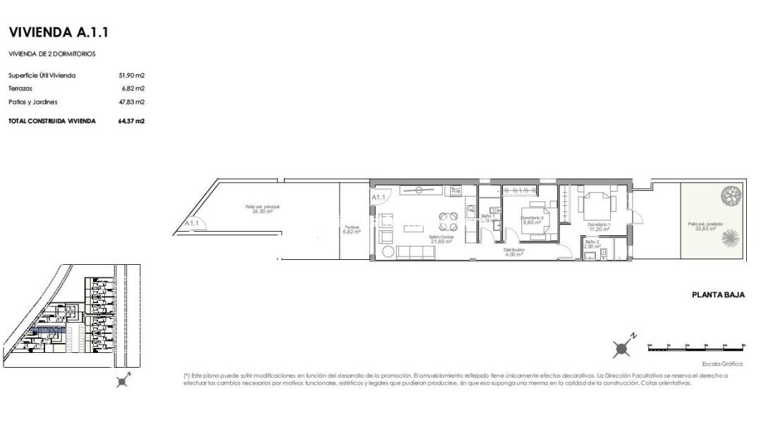 Nueva construcción - Bungalow - Puerto de Mazarron - Playa Negra