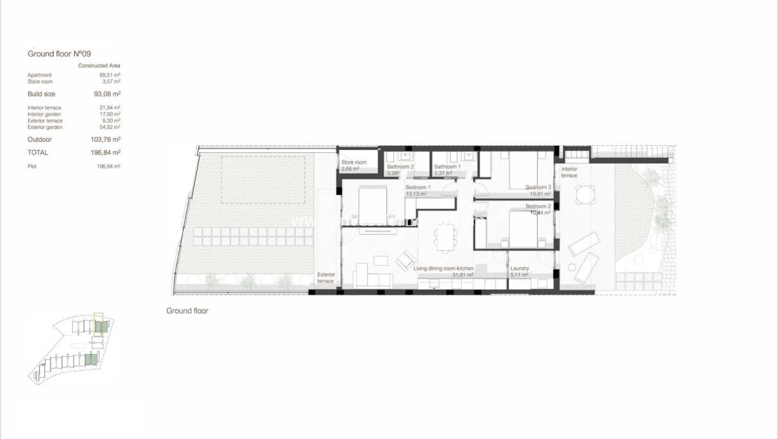 Nueva construcción - Bungalow - San Javier - Roda Golf 