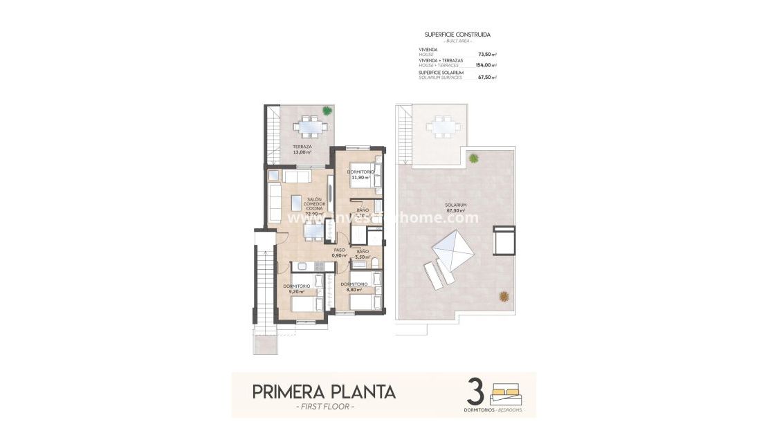 Nueva construcción - Bungalow - San Miguel de Salinas - La Cañada
