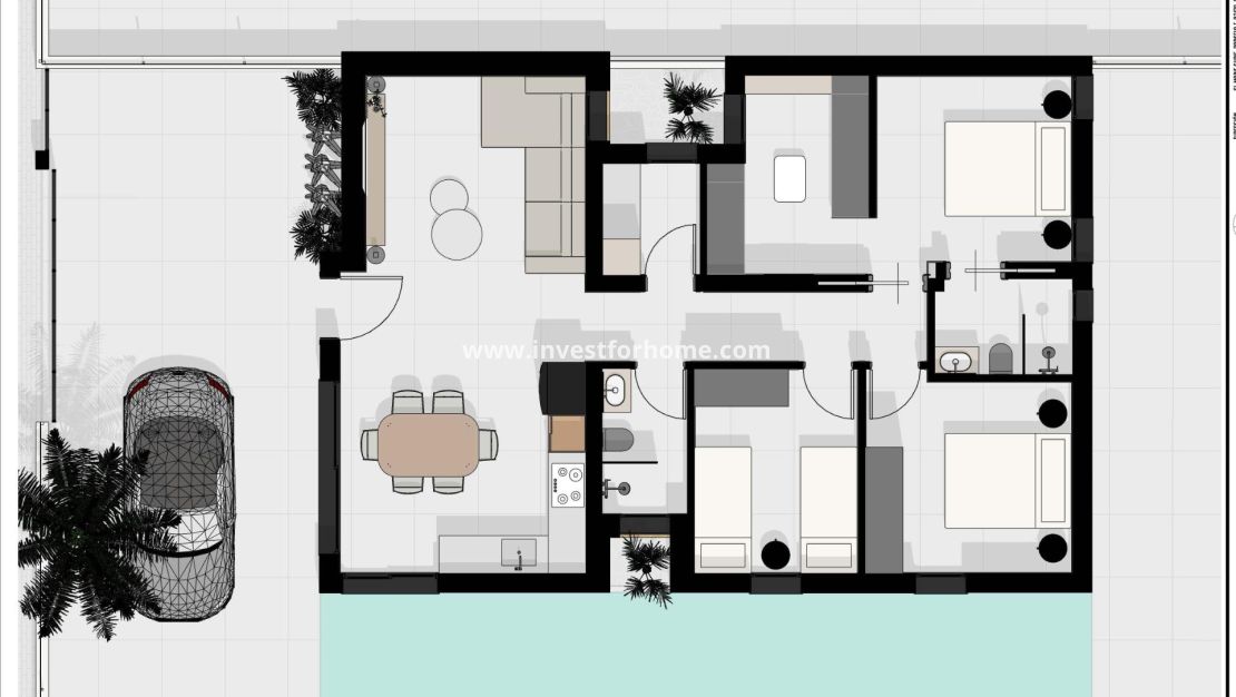 Nueva construcción - Chalet - Benijofar - Urb. Monteazul
