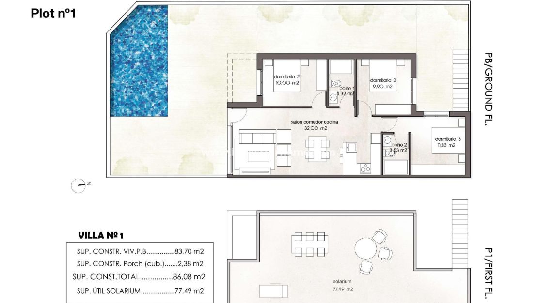 Nueva construcción - Chalet - Pilar de la Horadada