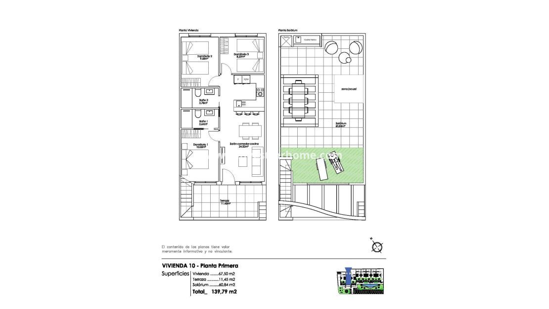 Nybyggnad - Bungalow - Pilar de la Horadada - Parque Ramon eugenio Escudero
