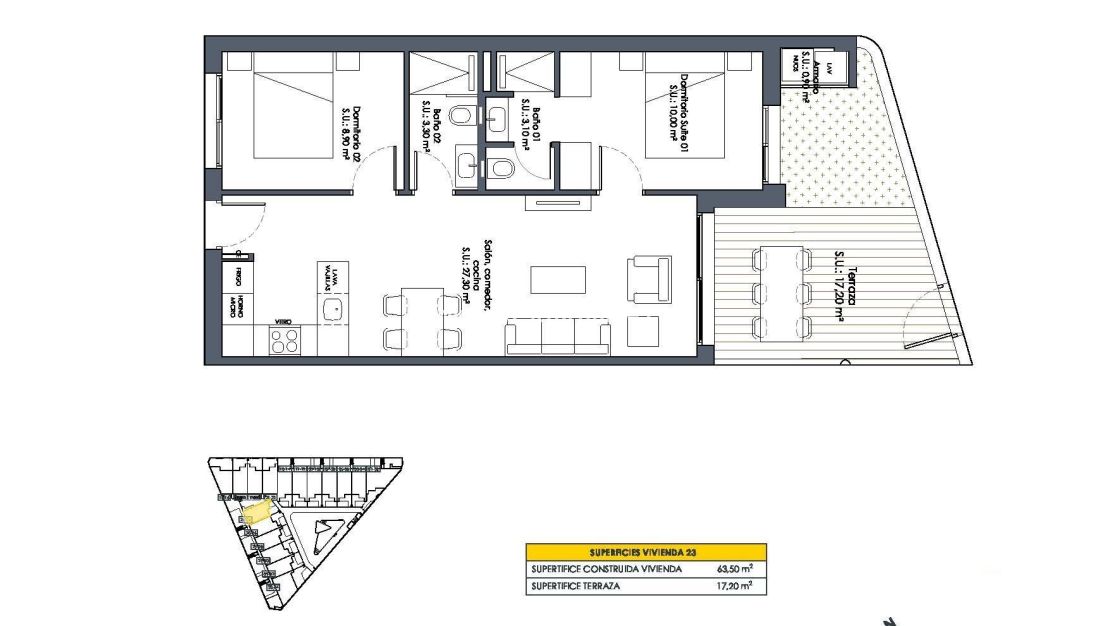 Nybyggnad - Bungalow - San Fulgencio - Pueblo