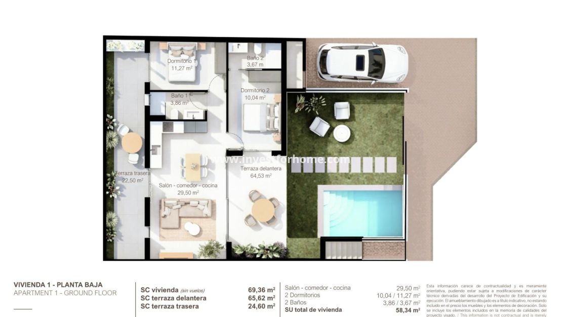 Nybyggnad - Bungalow - San Pedro del Pinatar - Lo Pagan