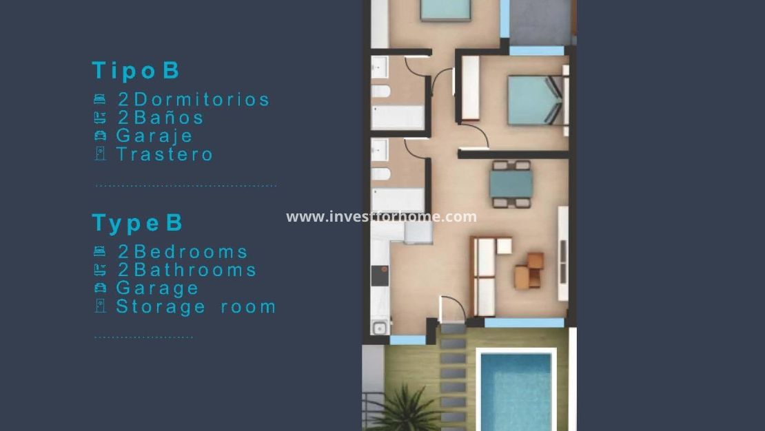 Nybyggnad - Bungalow - San Pedro del Pinatar - Los Pinos