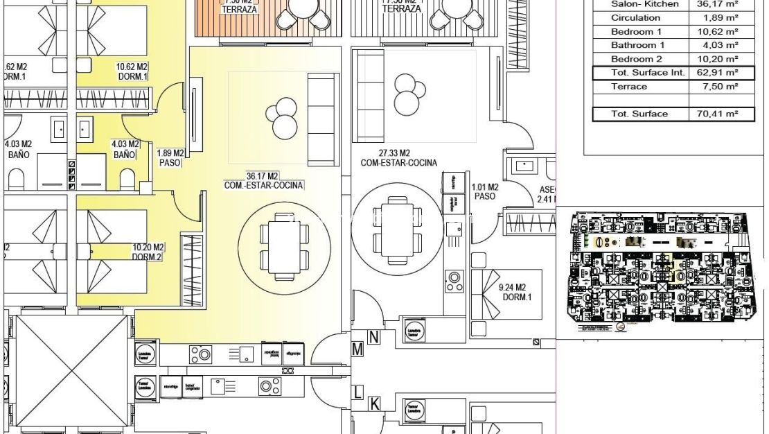 Nybyggnad - Lägenhet - San Miguel de Salinas - Pueblo