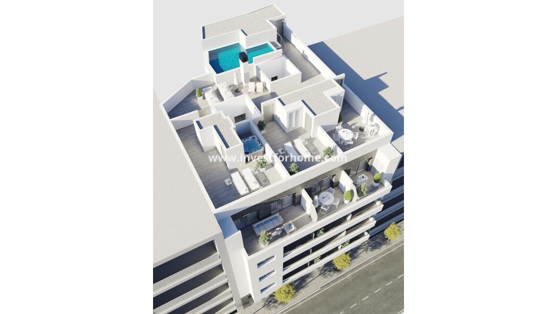 Nybyggnad - Lägenhet - Torrevieja - Centro