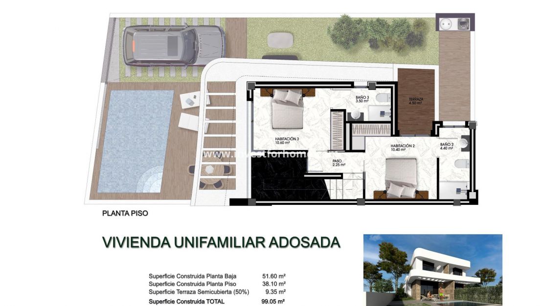 Nybyggnad - Villa - Los Montesinos - La Herrada