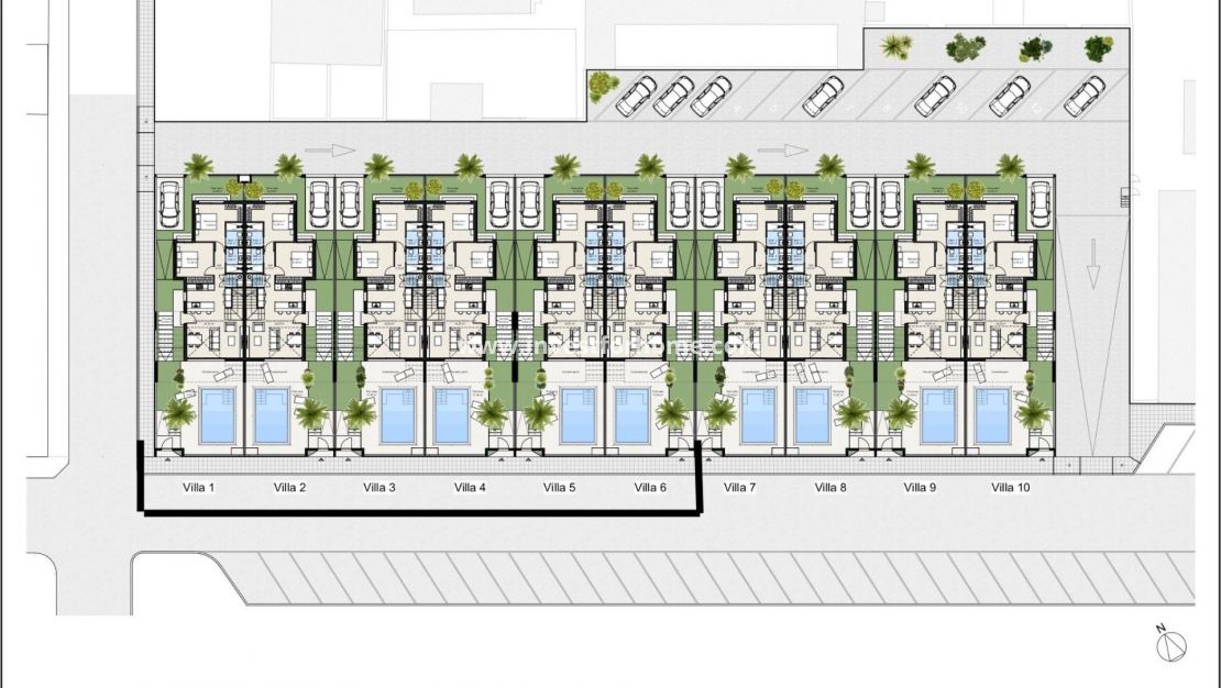 Nybyggnad - Villa - Los Nietos - Centro