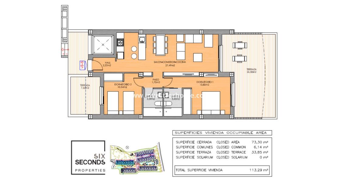 Reventa - Apartamento - Orihuela Costa - Playa Flamenca