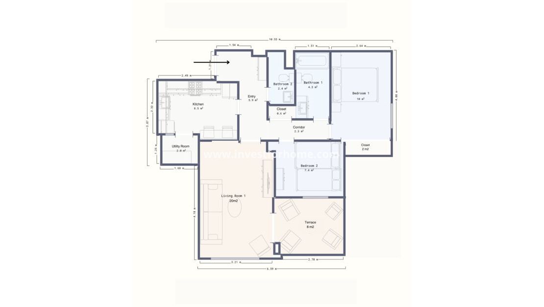 Verkoop - Appartement - Orihuela Costa - Lomas de Campoamor