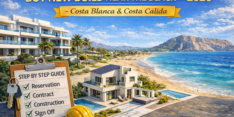 Best Areas to Buy New Build Property Near the Beach in 2026 – Costa Blanca & Costa Cálida