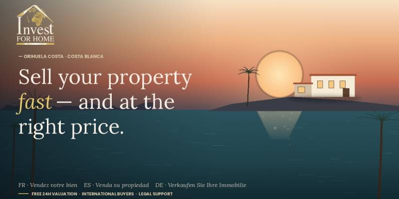 Sell your property on the Costa Blanca | Real Estate Agency Investforhome